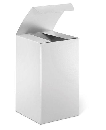 4" x 4" x 7", White Gloss Gift Boxes