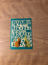 Load image into Gallery viewer, Friends Card with A Dog and Cat Handmade