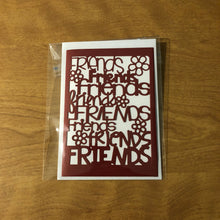 Load image into Gallery viewer, Friends Card Handmade