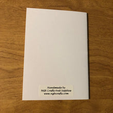 Load image into Gallery viewer, Katze Viel Glück Handgemacht Deutsche Karte Cat Good Luck German Handmade Card Silver Viel Glück HGCBC117