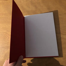 Load image into Gallery viewer, Red New Baby Congratulations Card Handmade