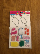 Load image into Gallery viewer, Recollections 12 Piece Pool-Riffic Ice Cream Stamp and Die Kit