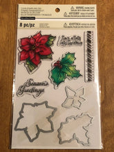 Load image into Gallery viewer, Recollections Christmas 8 Piece Clear stamps and Dies set 529319