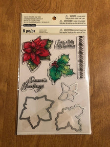 Recollections Christmas 8 Piece Clear stamps and Dies set 529319