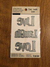 Load image into Gallery viewer, Recollections Live Laugh Love Cutting Template Die 3 Piece 508080