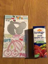 Load image into Gallery viewer, Recollections 13 Piece Cheeky Modern Pop Cherry Clear Stamp and Die Kit