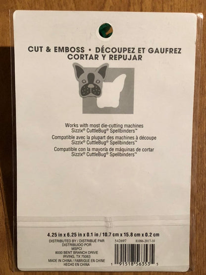 Recollections Dog 6 Piece Cut and Emboss Set 542697