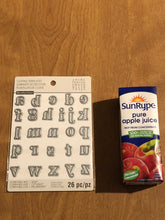 Load image into Gallery viewer, Recollections 26 Piece Alphabet All Lower Case Unicase Letters