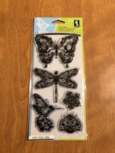 Load image into Gallery viewer, Inkadinkado Mindscapes Butterfly 5 Piece Clear Stamps 99121