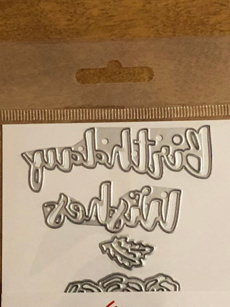 Birthday Wishes Sizzix Thinlits Set of 5 Dies By Jen Long 661868