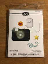 Load image into Gallery viewer, Retro camera and Icons Sizzix Thinlits 6 Piece Dies Set 658958