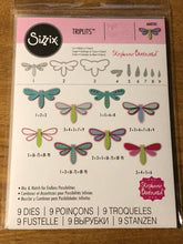 Load image into Gallery viewer, Sizzix Triplits Dragonflies By Stephanie Barnard 660705