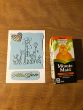 Load image into Gallery viewer, Alles Gute Deutsche Karte Handgemacht All the Best German Giraffe and Friends Stamped Handmade Card HGCBC21
