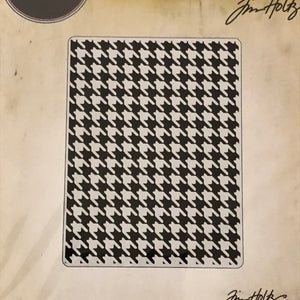 Sizzix Texture Fades A2 Houndstooth  Embossing Folder By Tim Holtz 661201