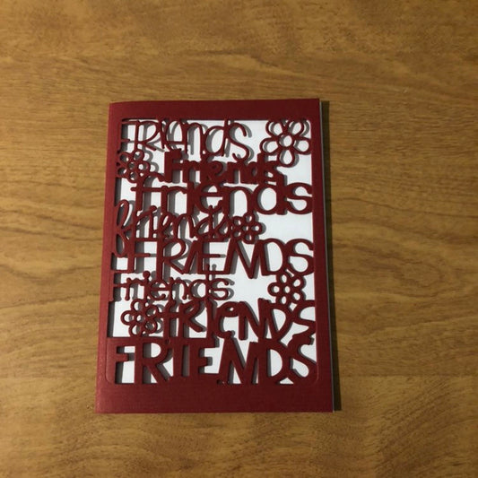 Friends Card Handmade