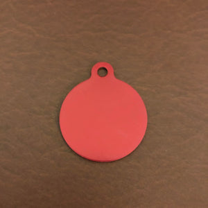 Spoiled Large Red Circle Tag