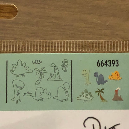 Sizzix Dinosaurs Thinlits 9 Dies Set by Pete Hughes 664393