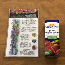 Load image into Gallery viewer, Stampendous Fish Wishes By Laurel Burch 10 Piece Clear Stamp Set SSC104