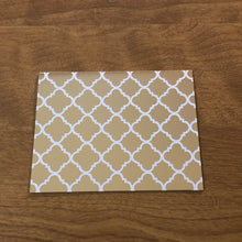 Load image into Gallery viewer, Gold Foil Blank Cards and Envelopes 6 Pack