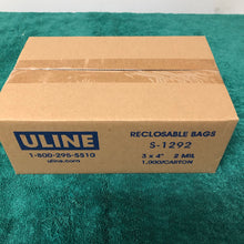 Load image into Gallery viewer, 3 x 4&quot; 2 Mil reclosable bags 1000 bags per box