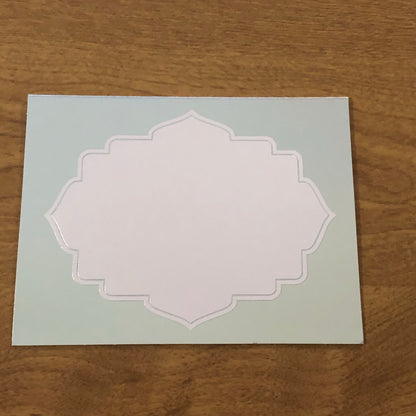 Silver Foil Blank Cards and Envelopes 6 Pack