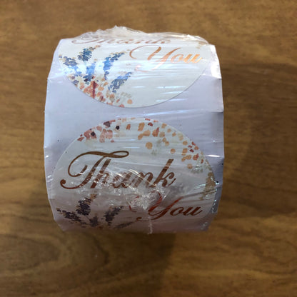 Sweet Fall Thank You Stickers 100
