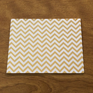 Gold Foil Blank Cards and Envelopes 6 Pack