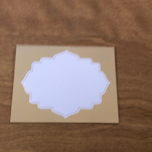 Gold Foil Blank Cards and Envelopes 6 Pack