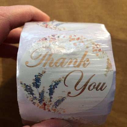 Sweet Fall Thank You Stickers 100