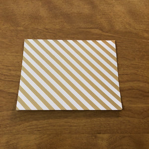 Gold Foil Blank Cards and Envelopes 6 Pack