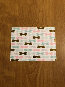 Bows Blank Cards and Envelopes 6 Pack