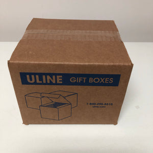 3 x 3 x 2", White Gloss Gift Boxes 1 Box of 100