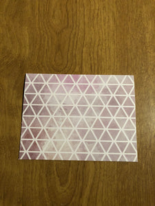 Triangles Blank Cards and Envelopes 6 Pack