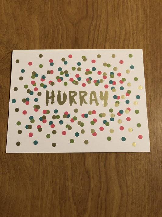 Hurray Blank Cards and Envelopes 6 Pack