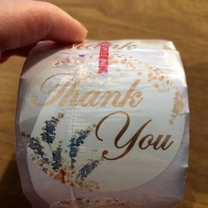 Sweet Fall Thank You Stickers 100
