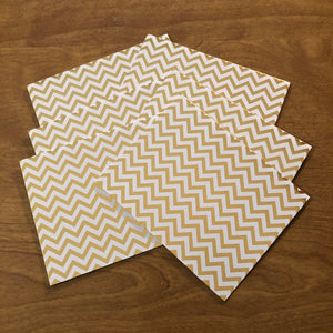 Gold Foil Blank Cards and Envelopes 6 Pack