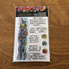 Load image into Gallery viewer, Stampendous Fish Wishes By Laurel Burch 10 Piece Clear Stamp Set SSC104