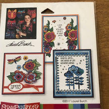 Load image into Gallery viewer, Stampendous Fish Wishes By Laurel Burch 10 Piece Clear Stamp Set SSC104